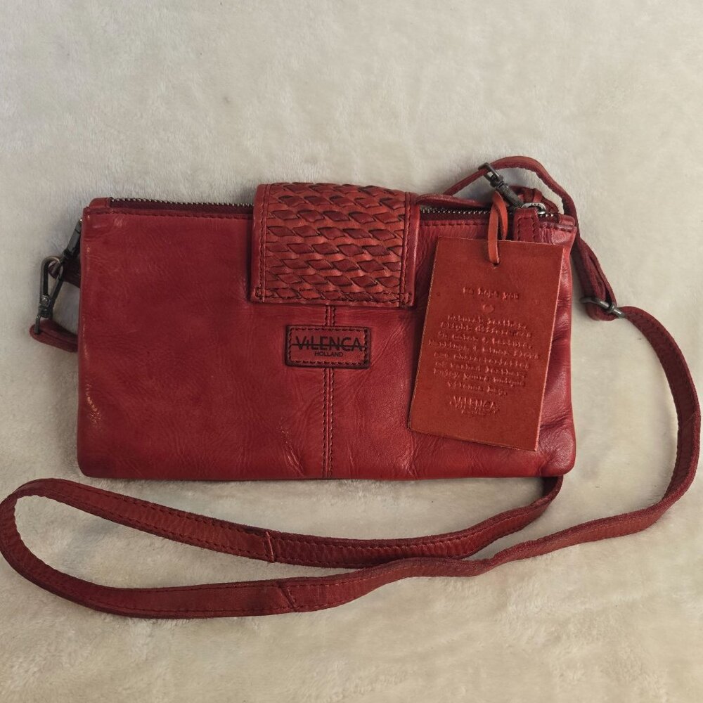 Vilenca Holland Crossbody Red Small Vintage Look for Y2k NEW